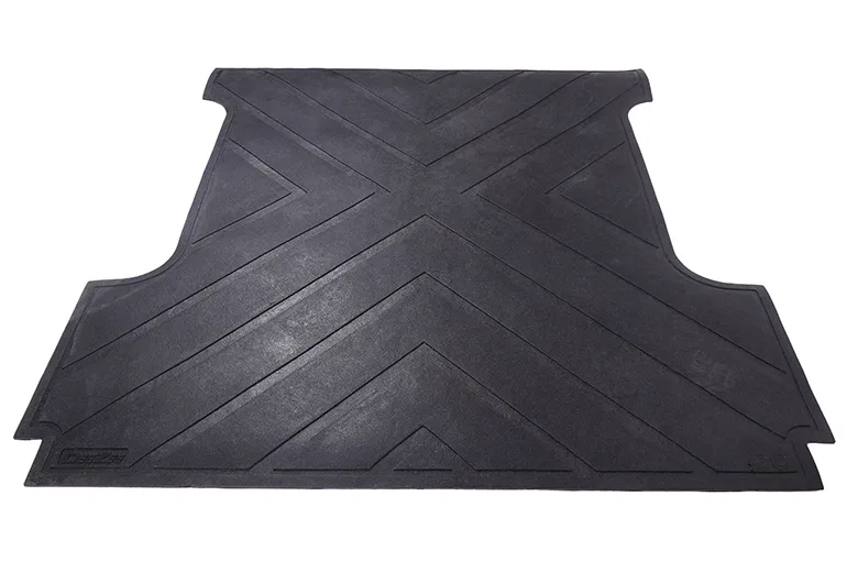 DZ77015 – DEE ZEE Bed Mat, Direct-Fit Without Raised Edges 3/8 Inch Thick Black Rubber X-Pattern